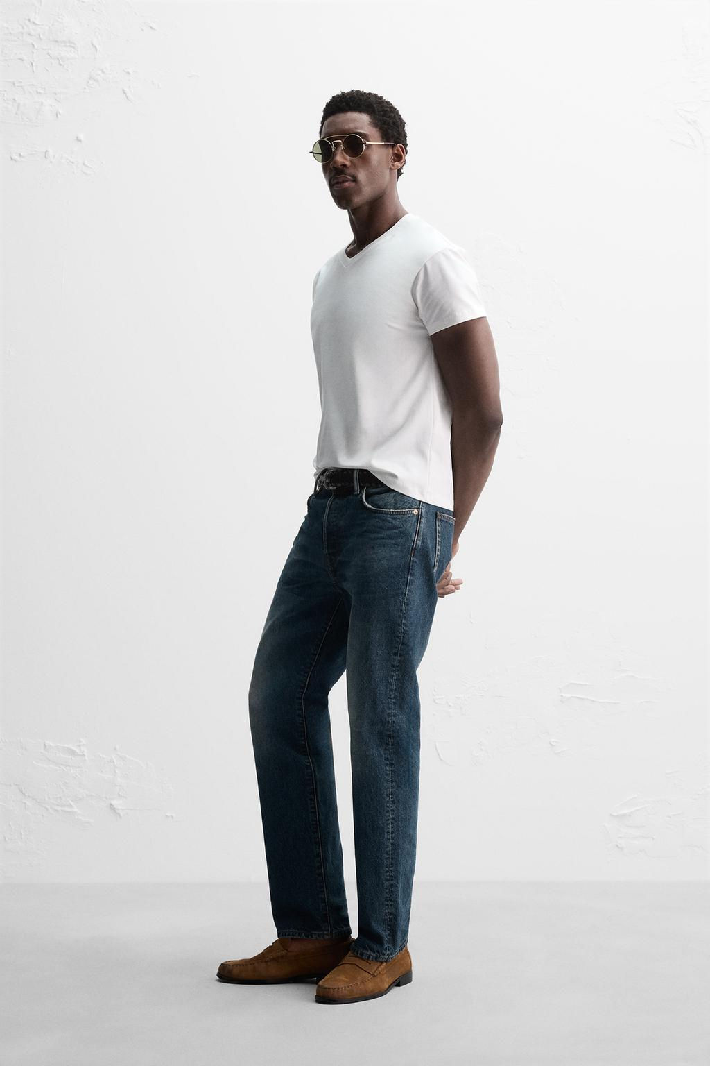 LIMITED EDITION V-NECK T-SHIRT - Zara фото 3