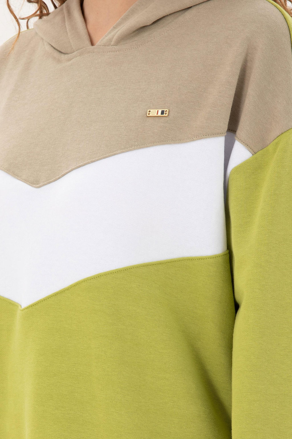 Женский свитшот фисташкового зеленого цвета Неожиданная скидка в корзине - U.s. polo assn фото 7