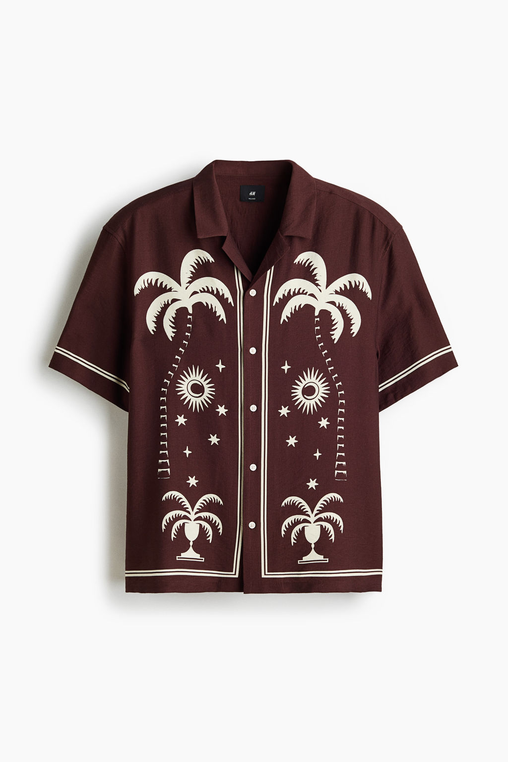 Camisa resort estampada Relaxed Fit