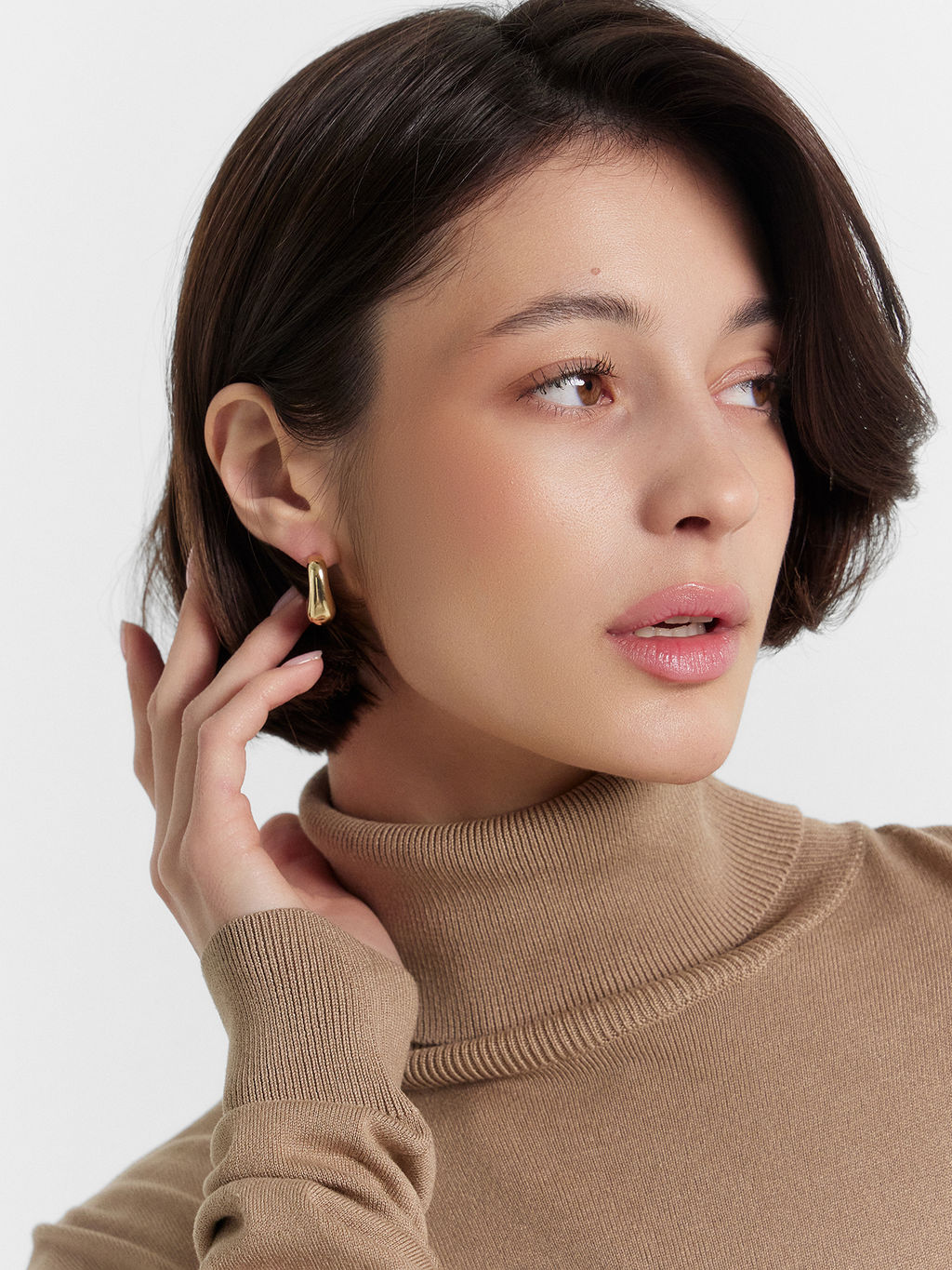 Серьги металлические золотистые - Mark formelle фото 3