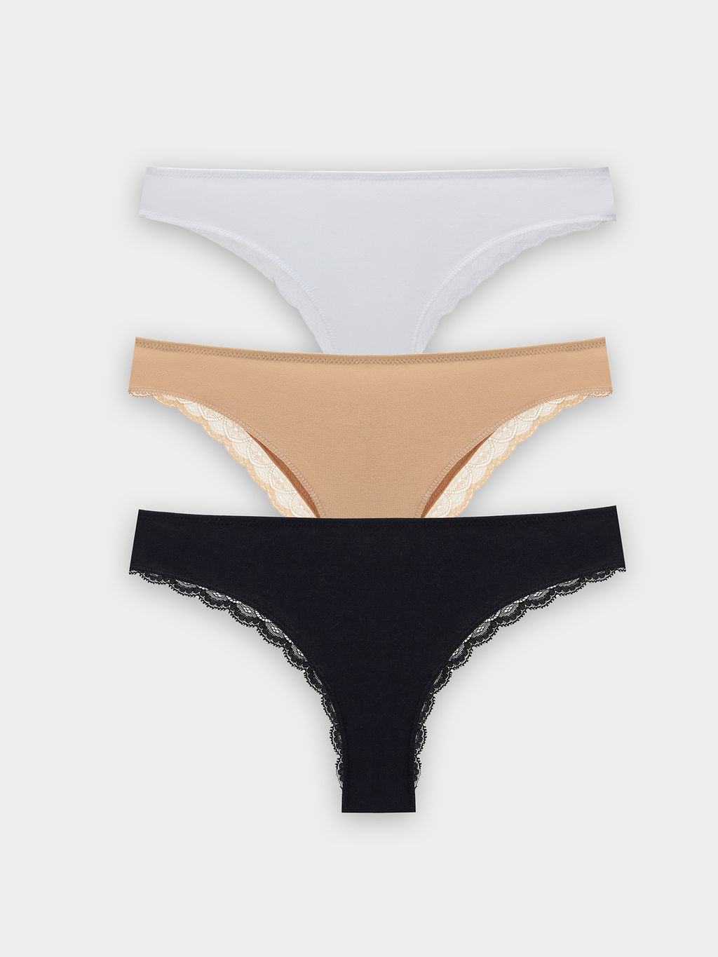 Цена за 2 штуки! Трусы бразилиана женские в наборе, 3 шт - Mark formelle фото 7