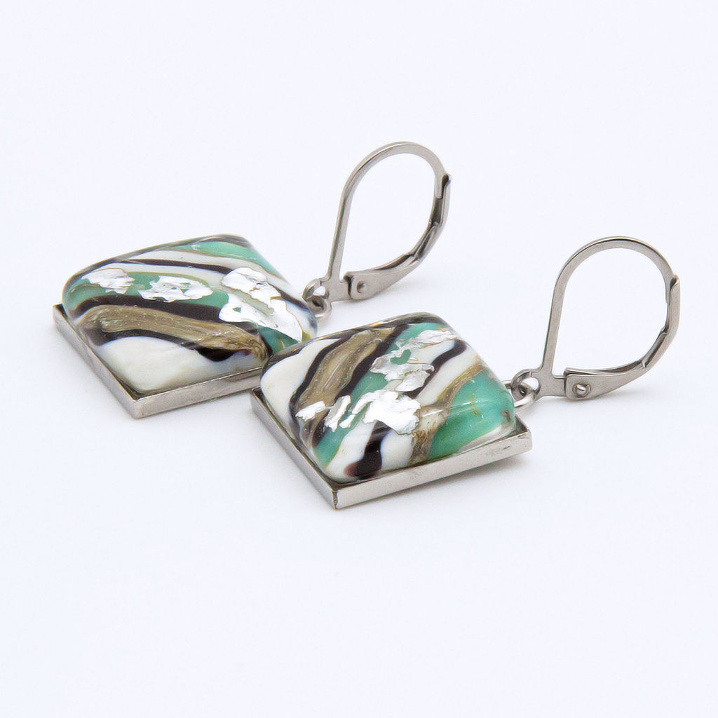 Серьги из муранского стекла ELEGANT ACCENT LS2985 - Vloes фото 3