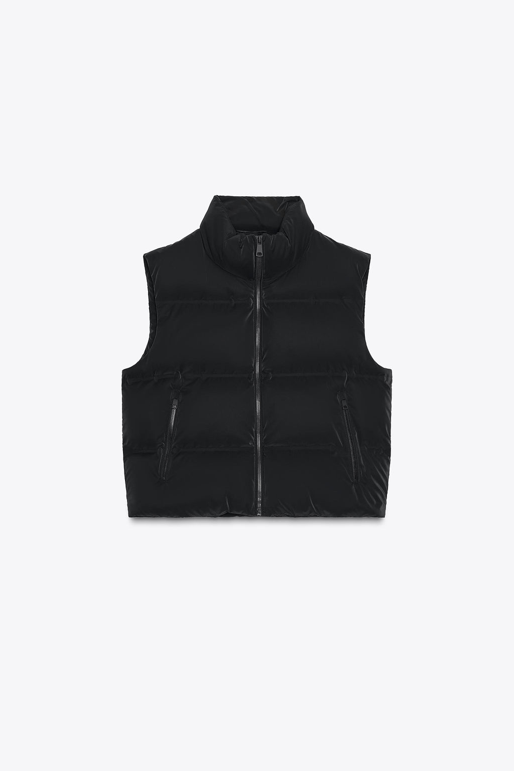 RUBBERISED PUFFER GILET - Zara фото 7