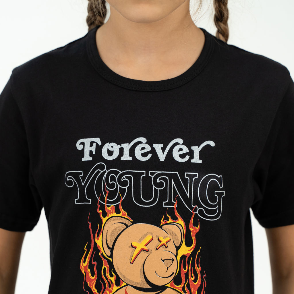 Пижама детская черный/красная клетка Forever Young 827п/1 (116, 60)