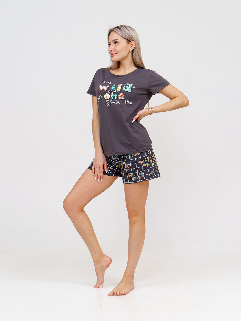 Костюм женский, цвет серый