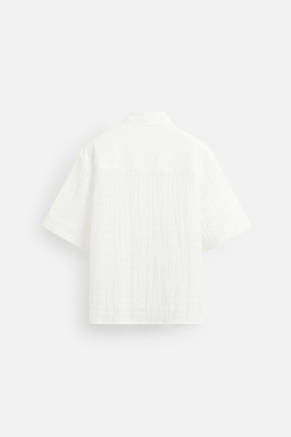 TEXTURED CHECK SHIRT - Zara фото 7