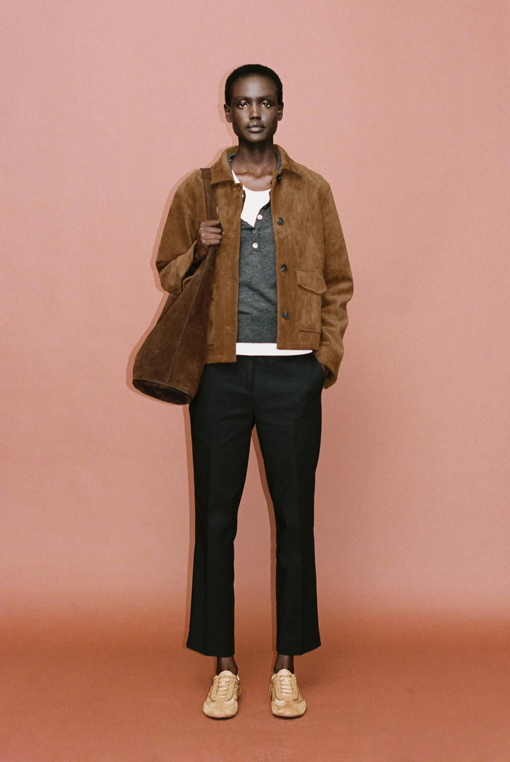 FAUX SUEDE JACKET - Zara фото 2