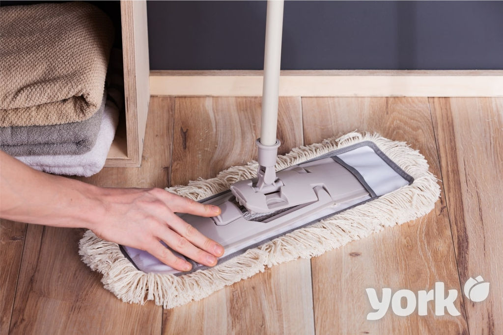 Швабра ЭКО Натурал с плоским мопом, арт. 081670