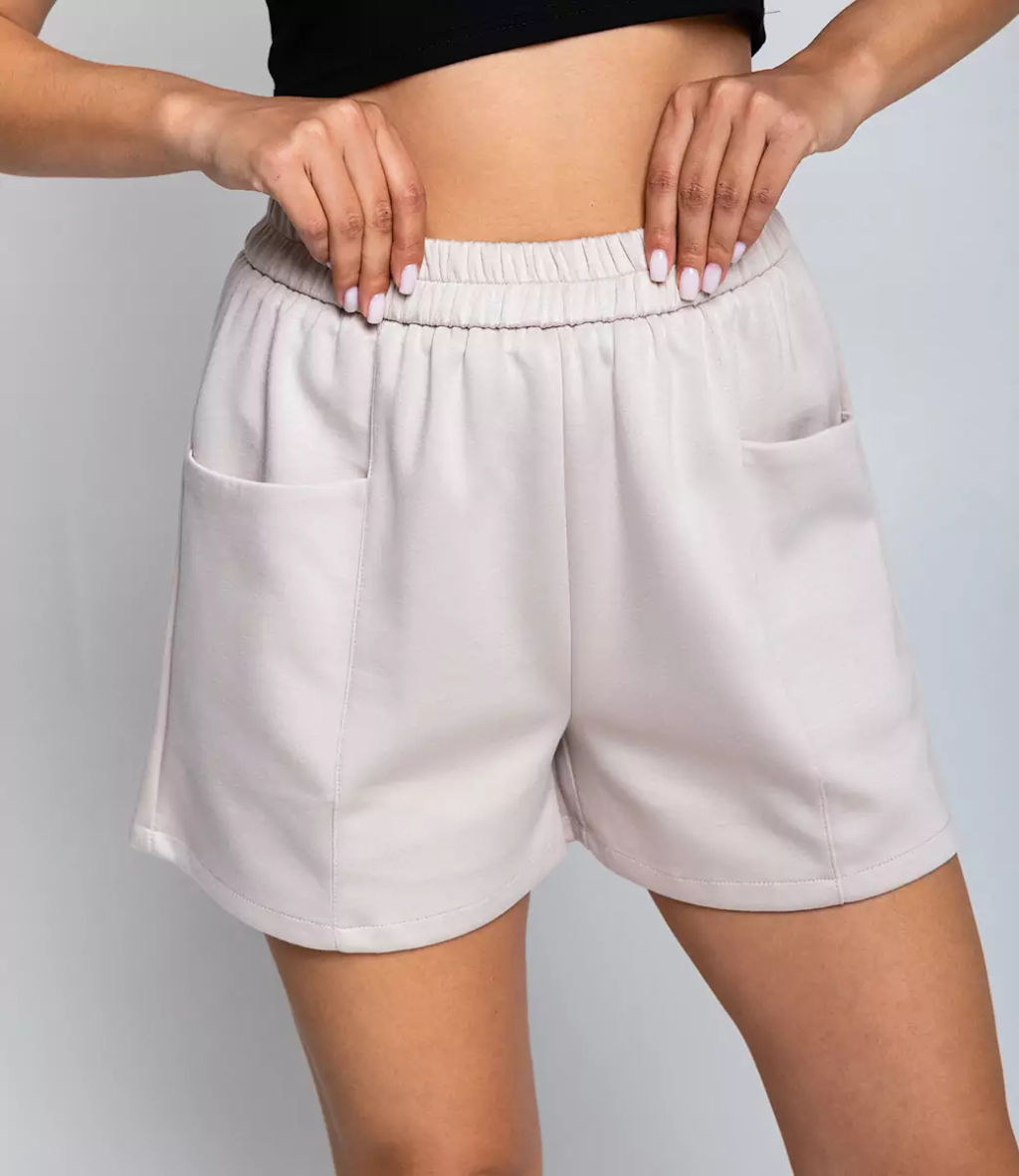 Шорты #КТ61011, бежевый