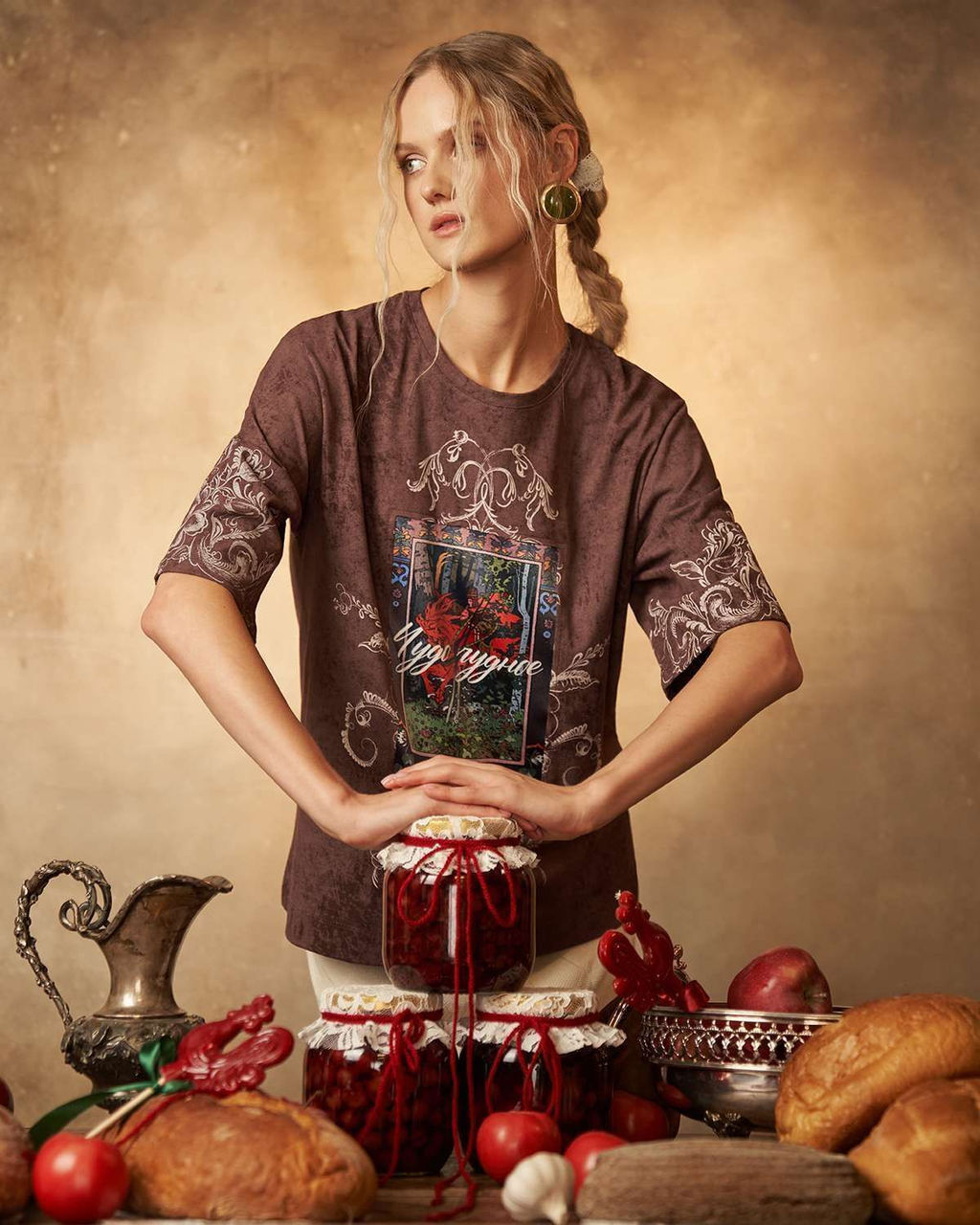 Футболка варёнка с шёлковой вставкой FRK002 - Sahar art lab фото 7