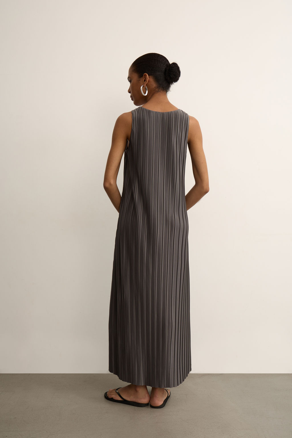 Платье миди плиссе - Mollis фото 5