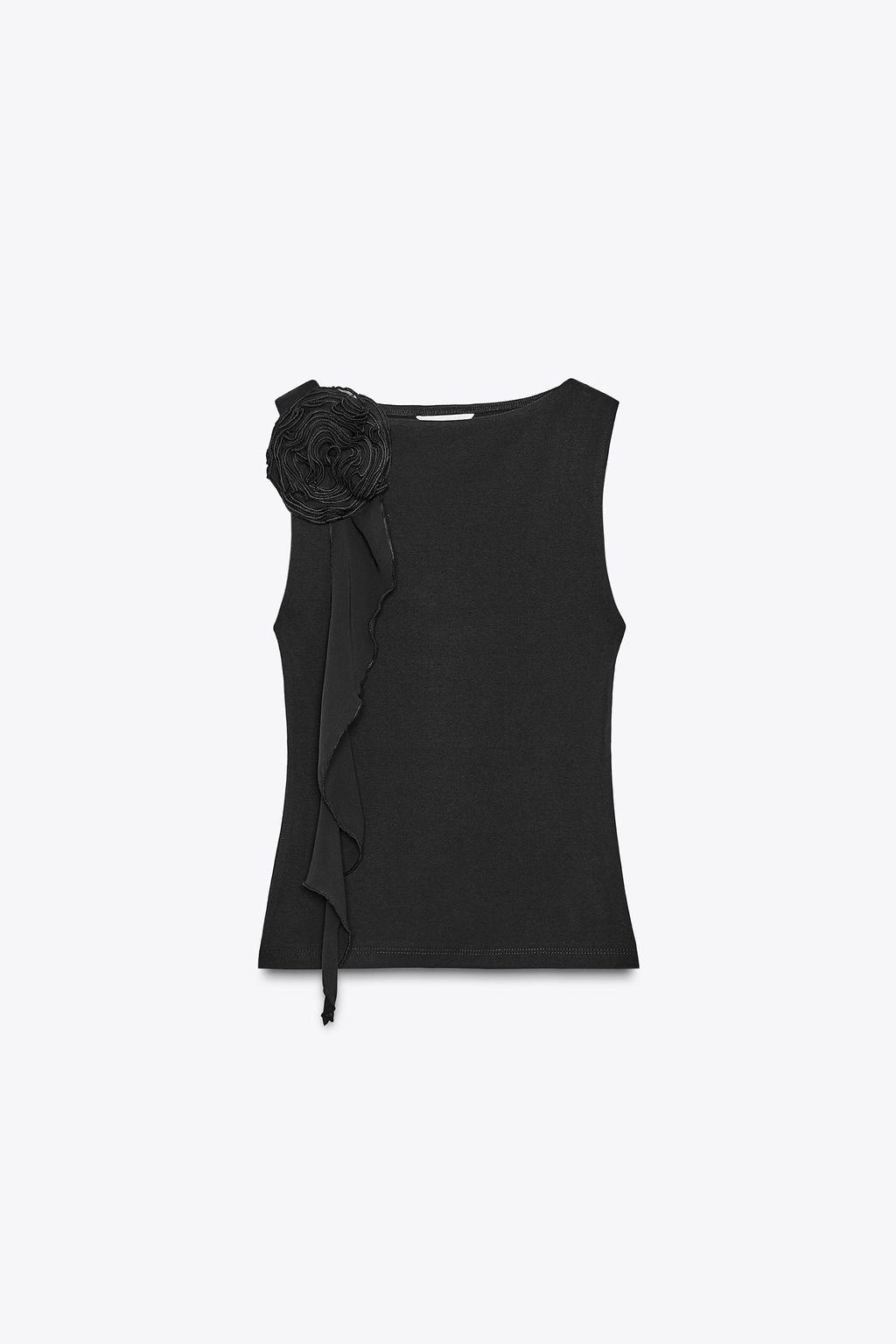 SLEEVELESS FLORAL TOP - Zara фото 5
