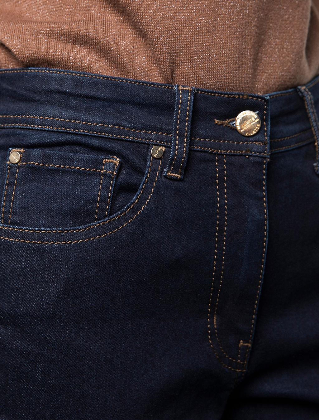 VILATTE / Джинсы-клеш из эластичного денима  фото 5