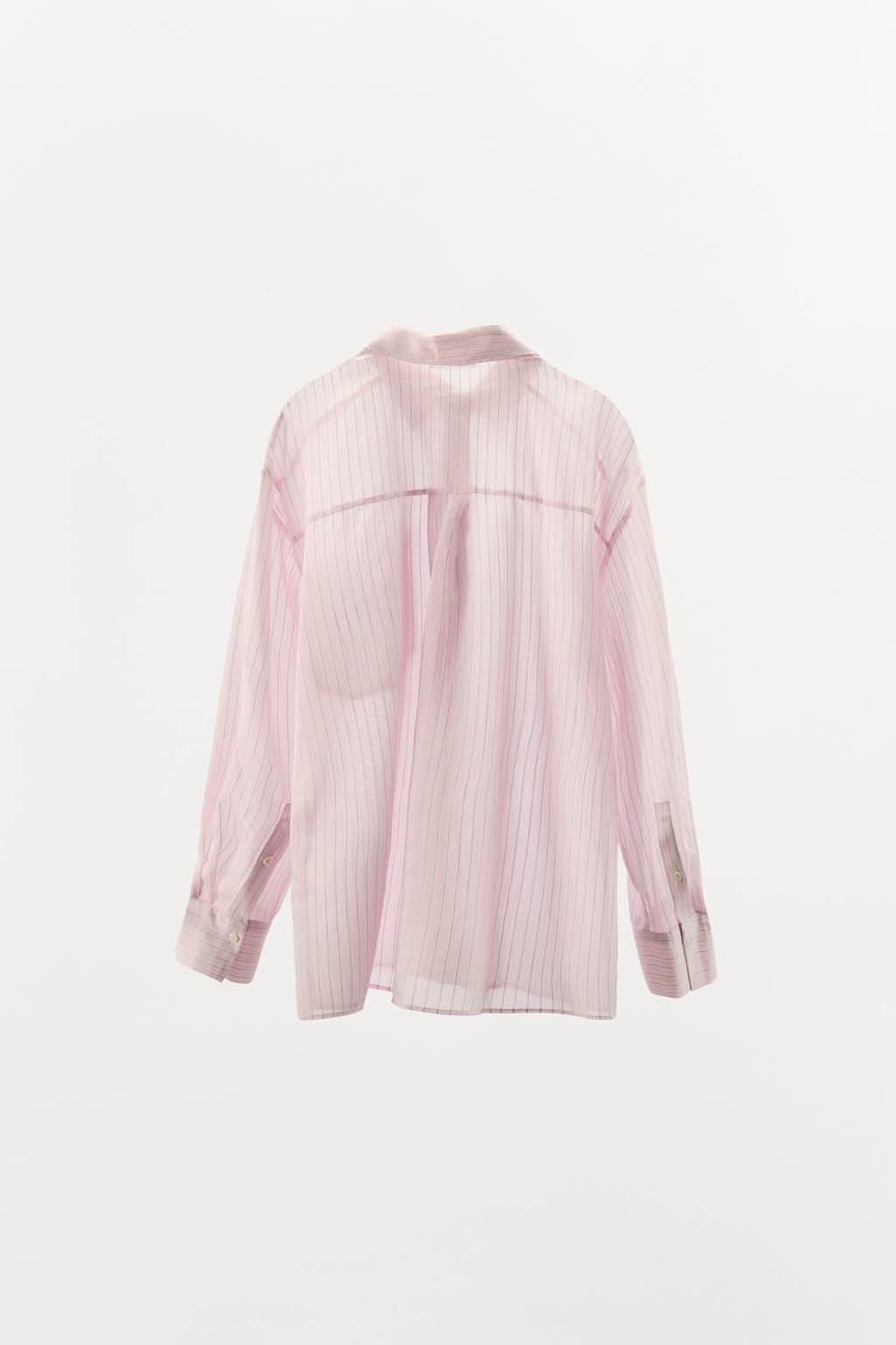 STRIPED PYJAMA SHIRT - Zara фото 6