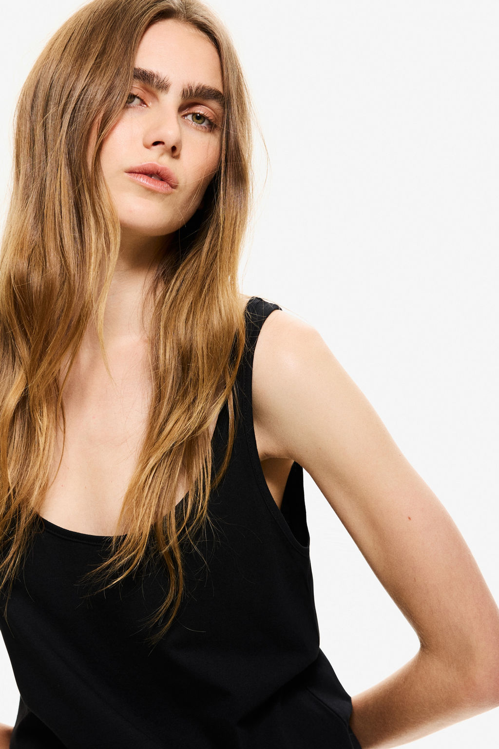 Camiseta sin mangas en algod?n - H&m фото 4