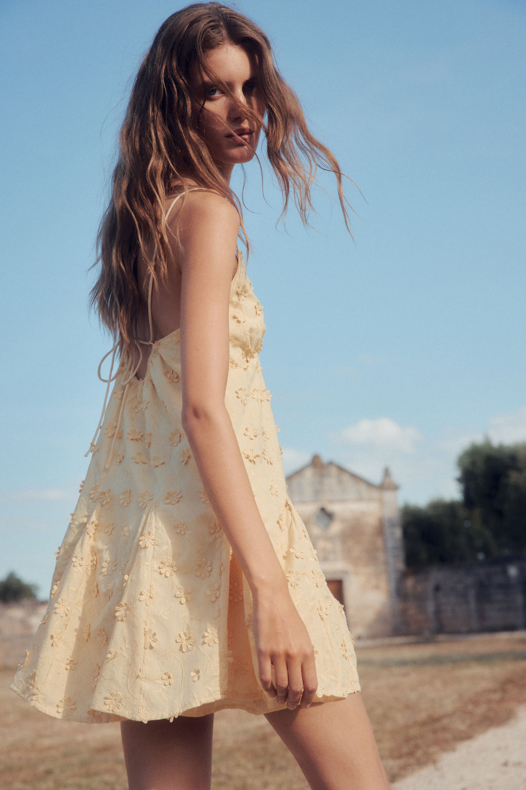 Vestido de algod?n con aplicaciones - H&m фото 7