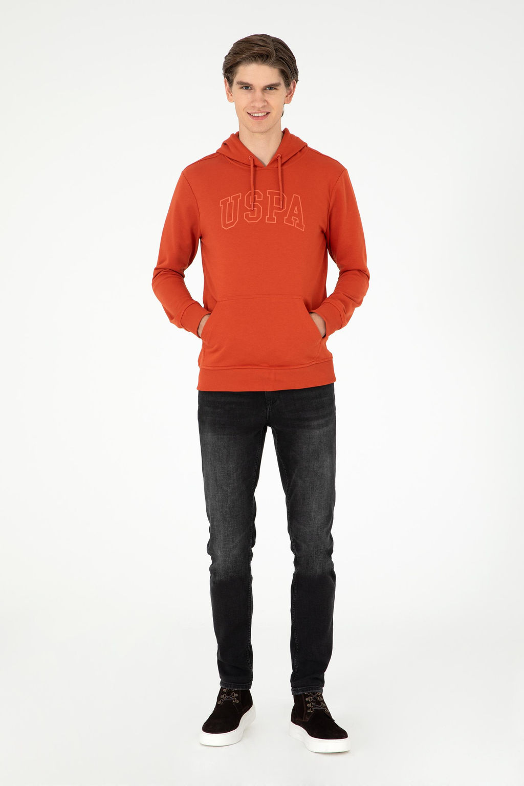 Мужской базовый свитшот Tile Неожиданная скидка в корзине - U.s. polo assn фото 4