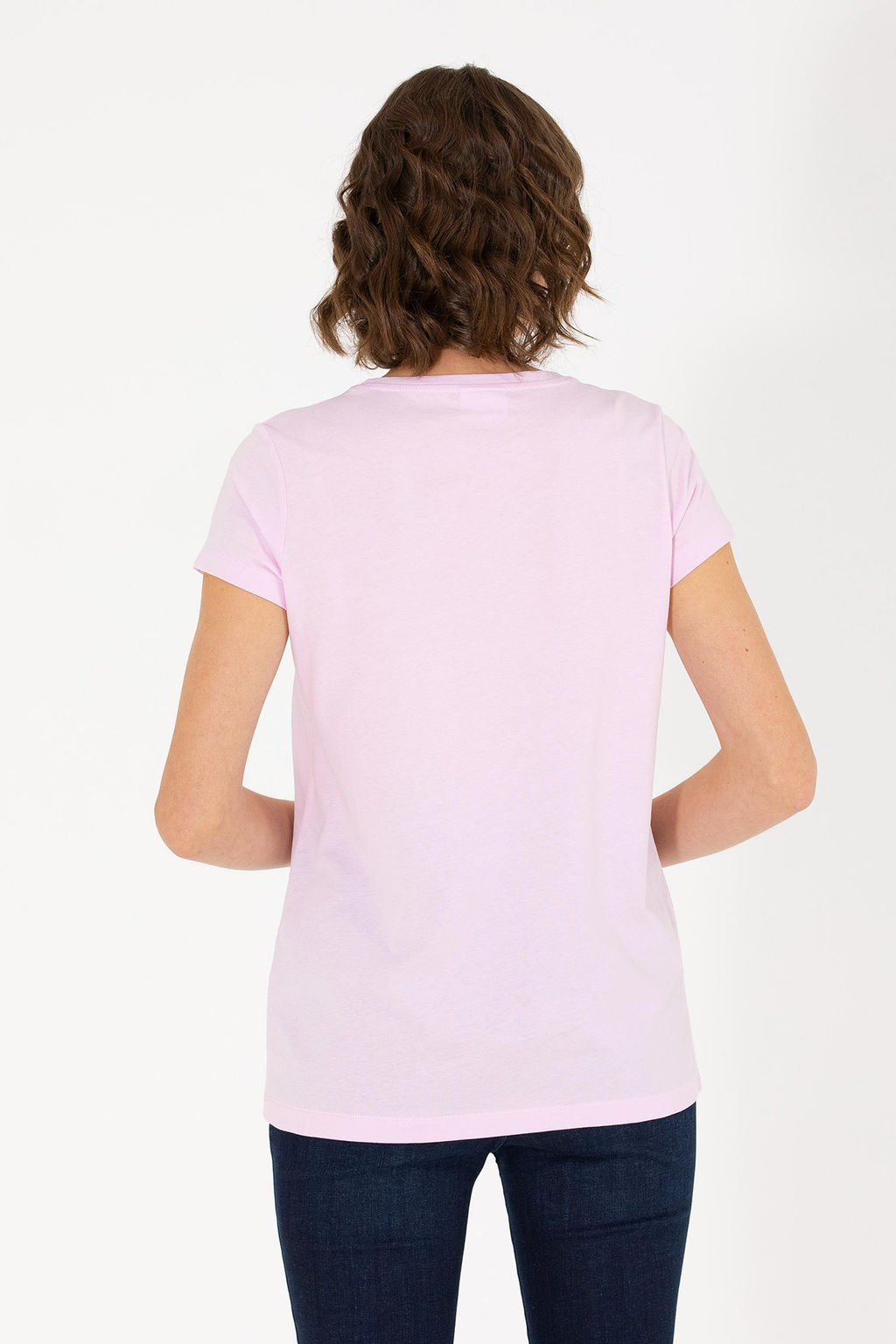 U. S. Polo Assn Женская базовая футболка с круглым вырезом Magnolia - U.s. polo assn фото 5