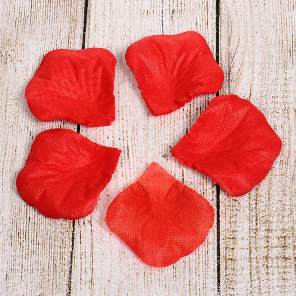 Лепестки роз "Романтический вечер" набор 100 шт, красный