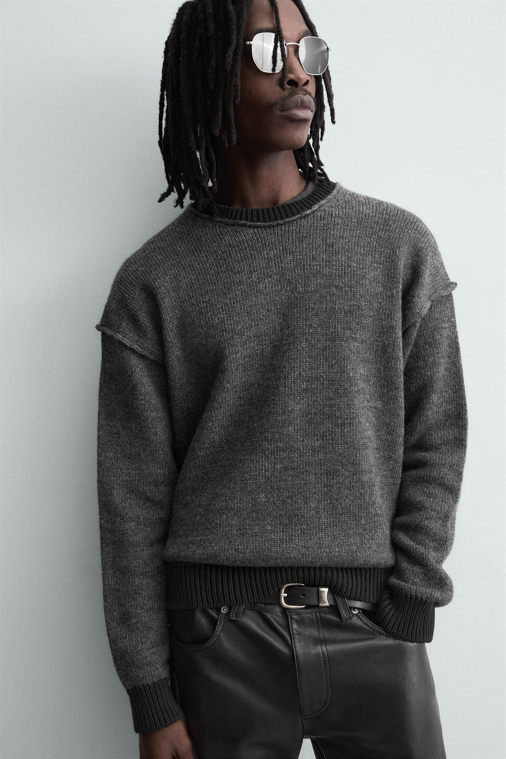 CONTRAST REVERSED SEAM JUMPER - Zara фото 6