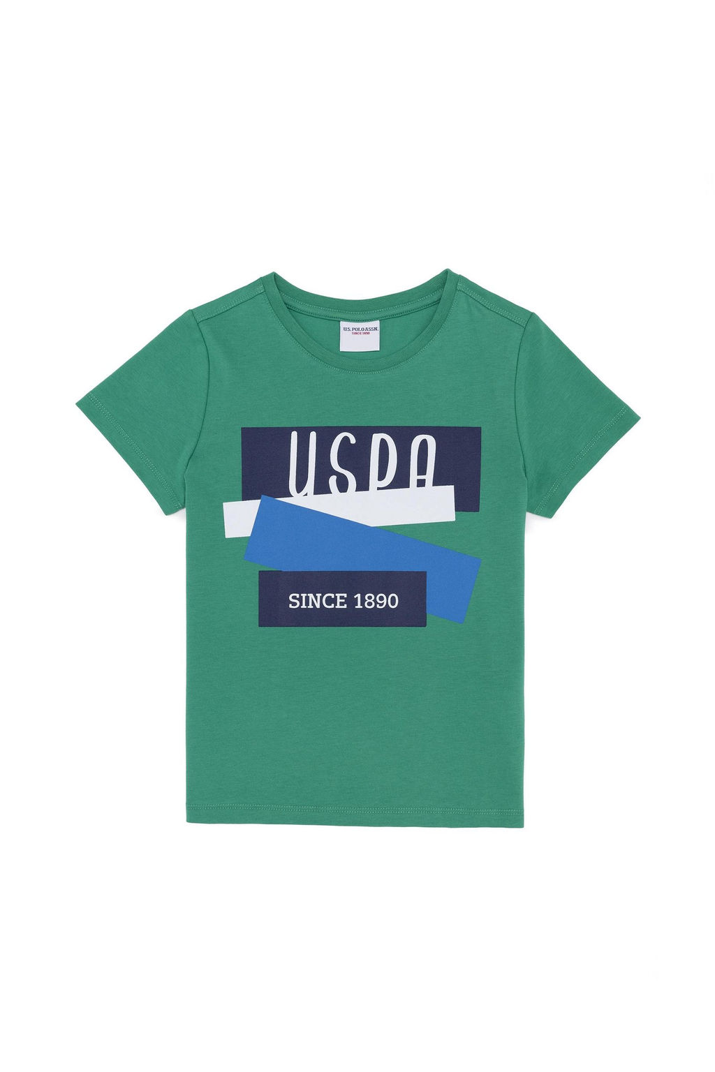 Детская зеленая футболка с круглым вырезом Неожиданная скидка в корзине - U.s. polo assn фото 4