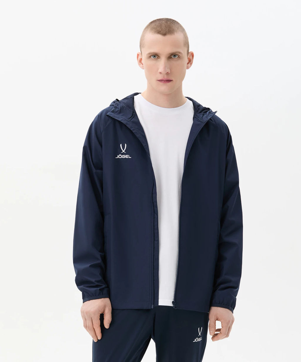 Куртка ветрозащитная JOGEL CAMP Rain Jacket, темно-синий