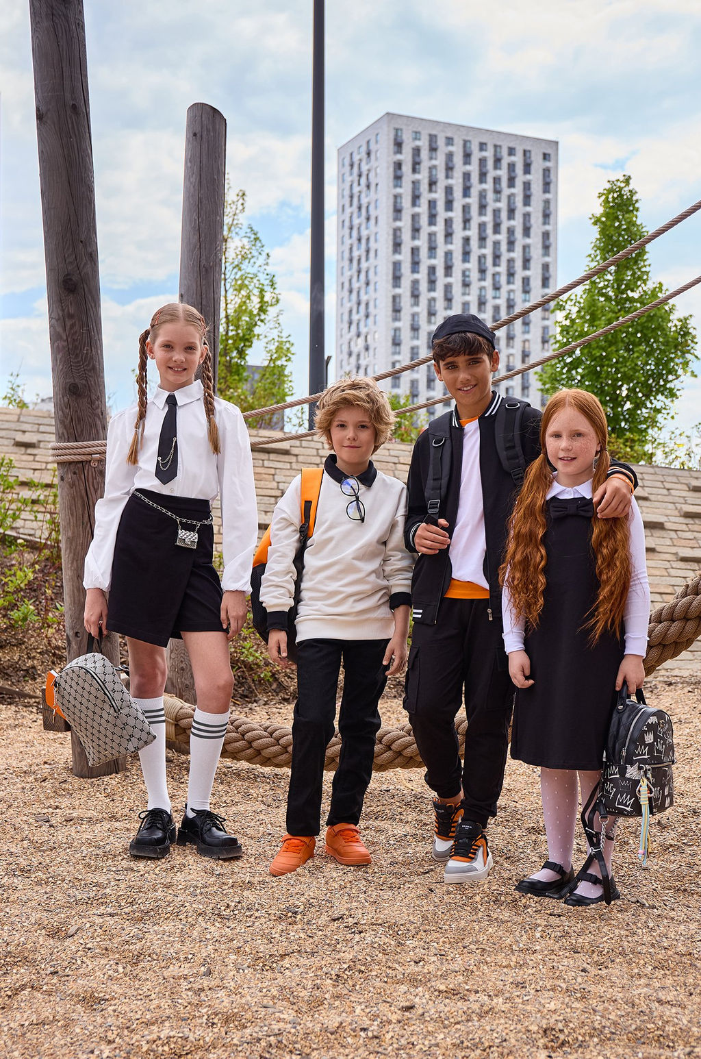 Брюки из футера двухнитки для мальчика Happyfox