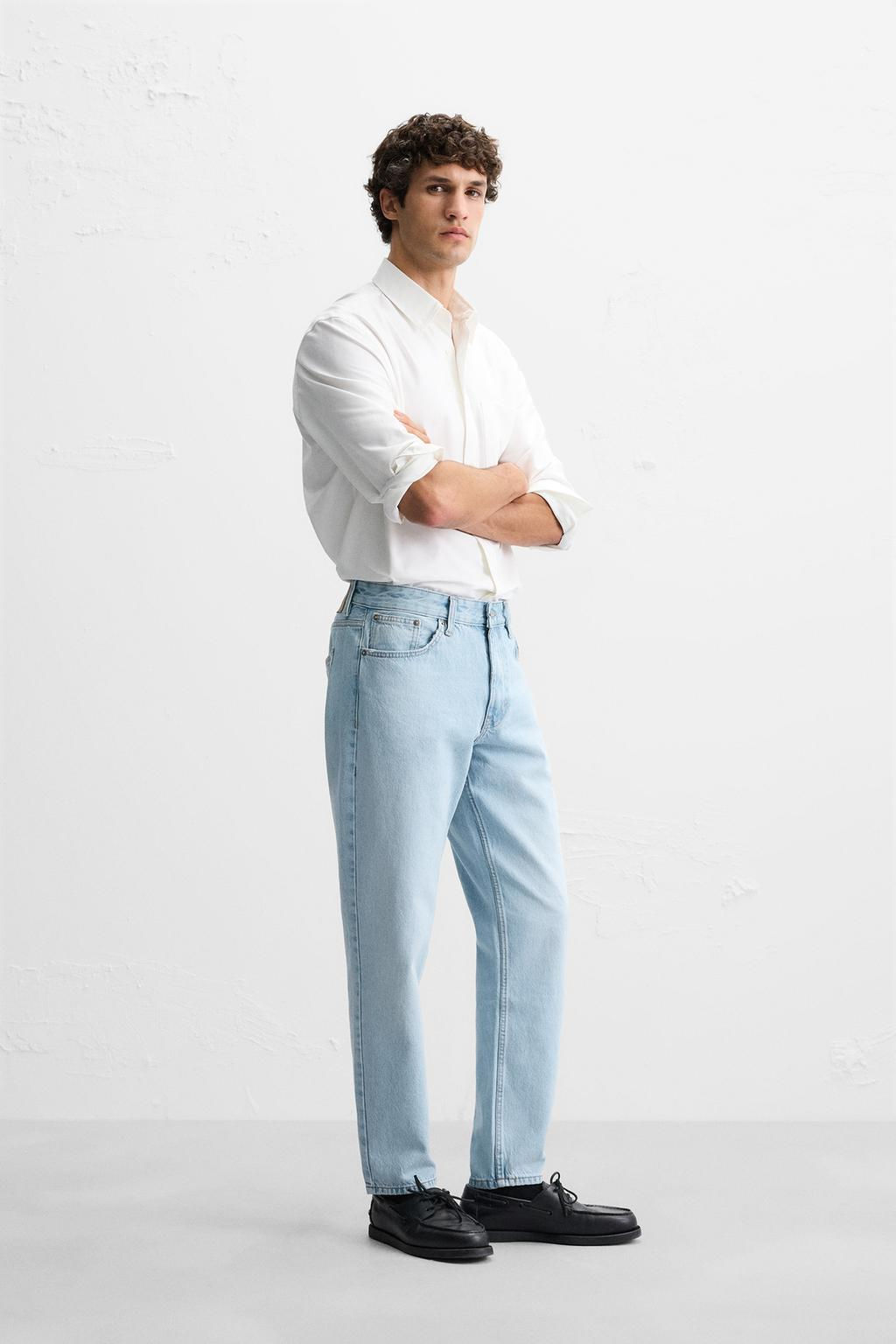 SLIM FIT TAPERED JEANS - Zara фото 4