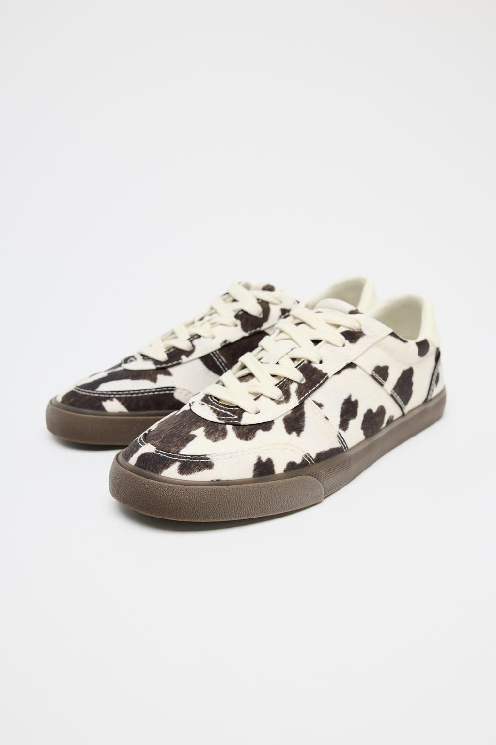 ANIMAL PRINT TRAINERS - Zara фото 6