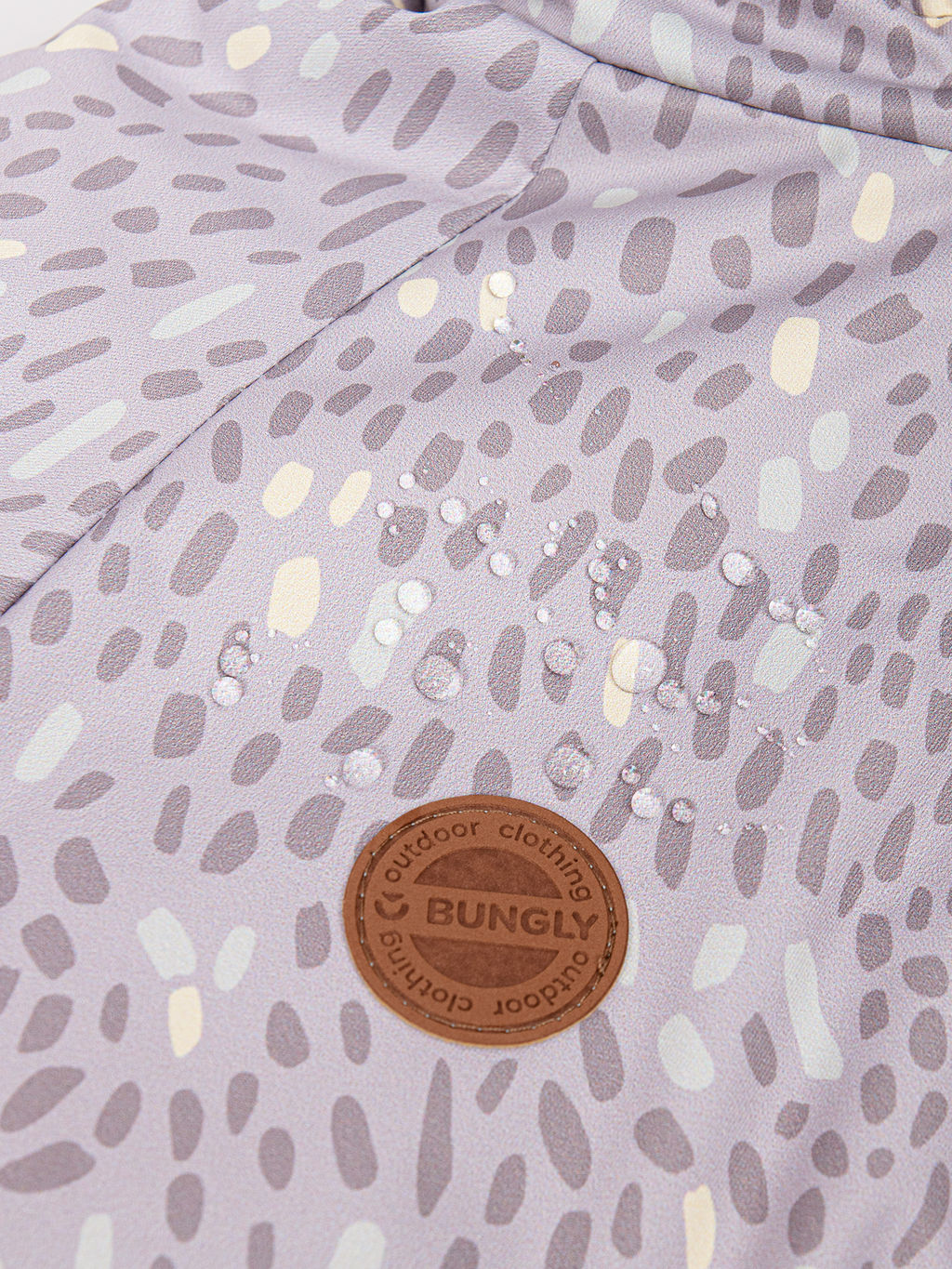 Комбинезон демисезонный мембранный Солнечные зайчики - серый 0+ - Bungly фото 4