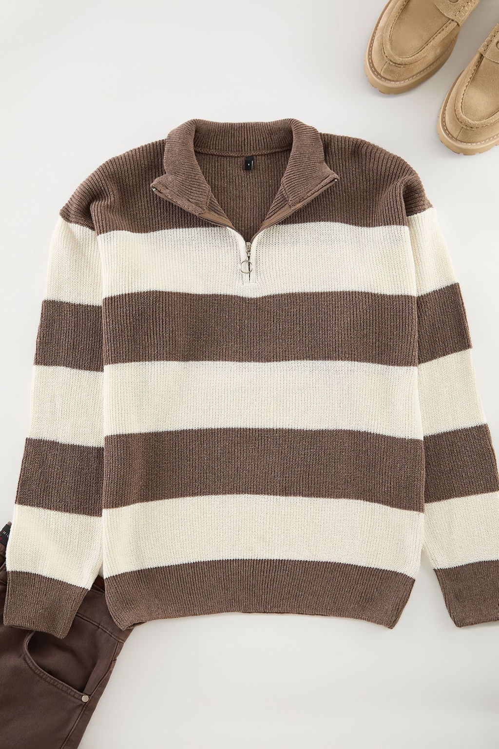 Trendyolmilla Man Siyah Fitted Triko Kazak TMNAW25KZ00062 фото 5