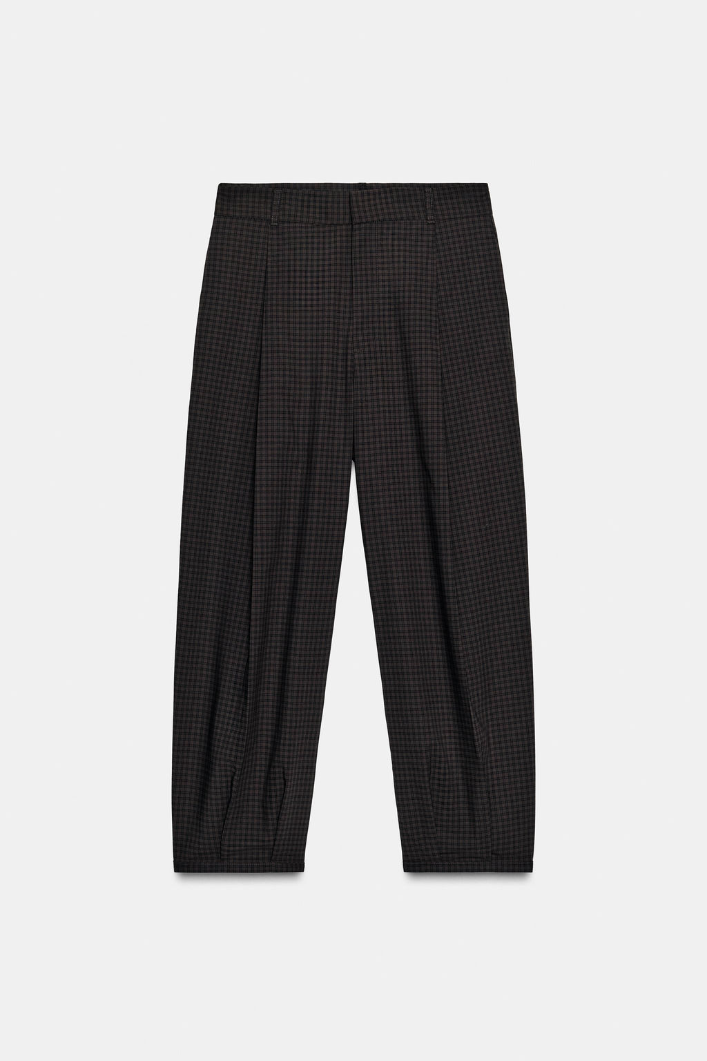 CHECK TROUSERS WITH DARTS - Zara фото 12