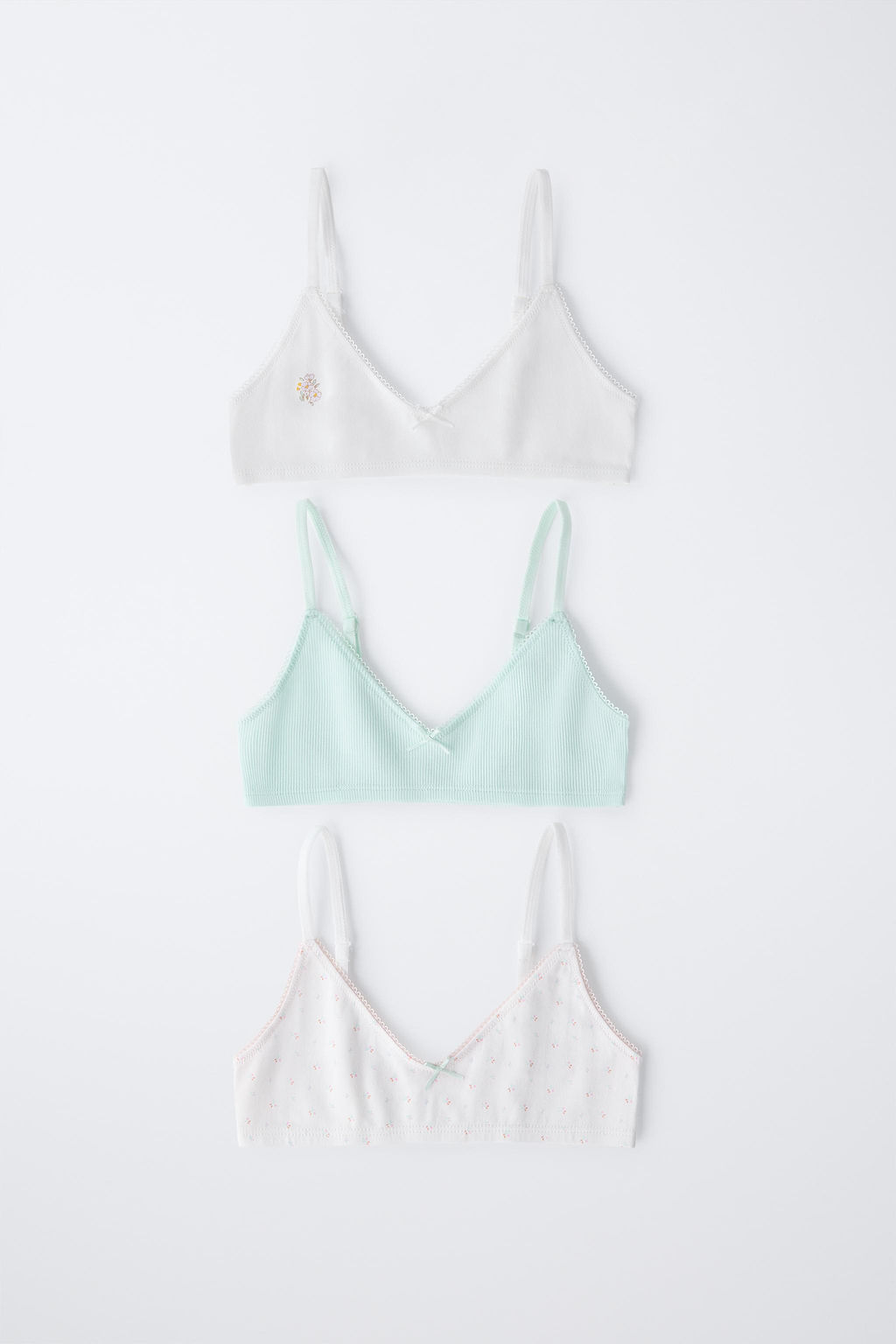 AGE 9-14/ THREE-PACK OF PATCHWORK TOPS - Zara фото 4