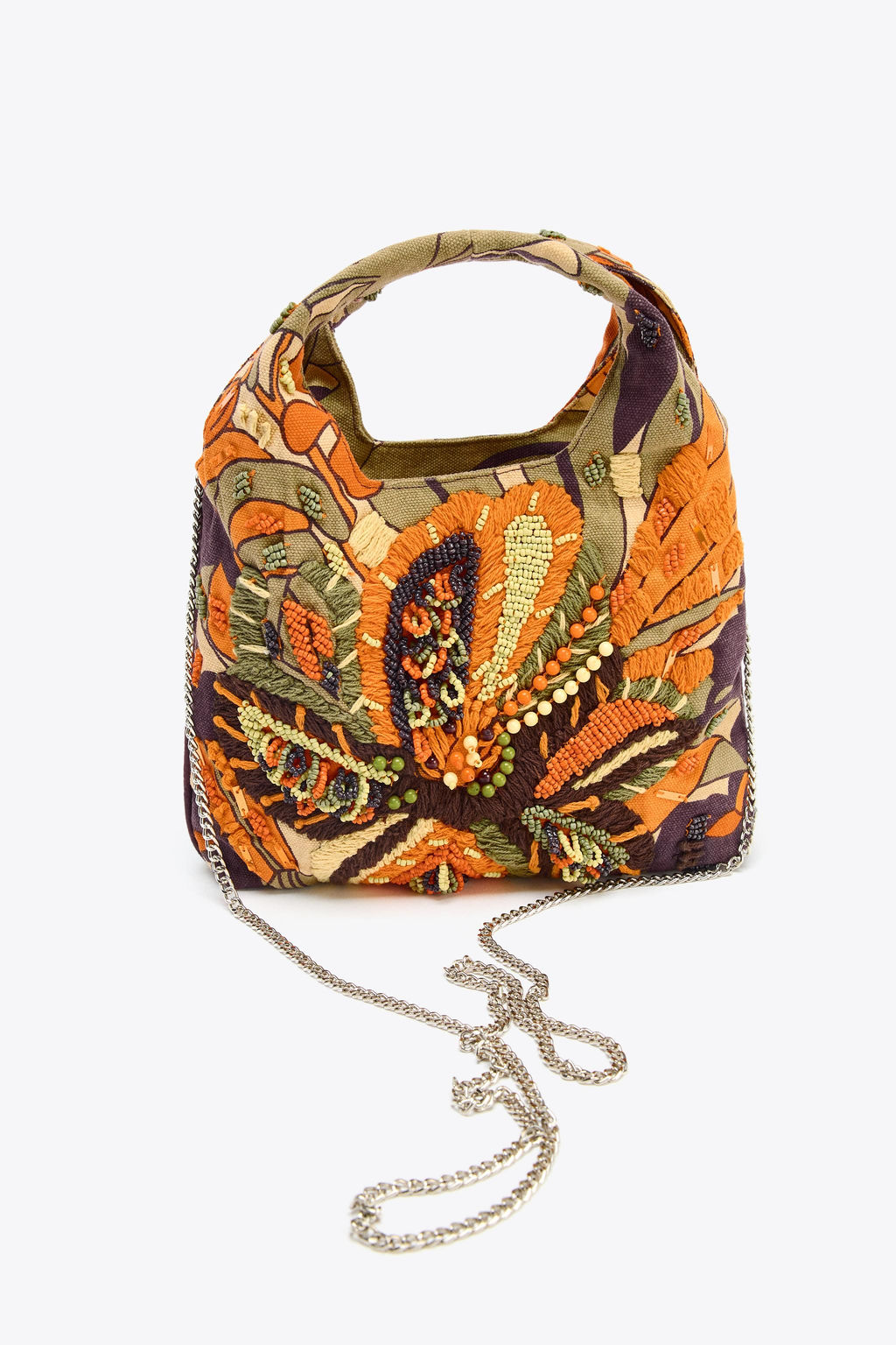 MULTICOLOURED BEADED BAG - Zara фото 5