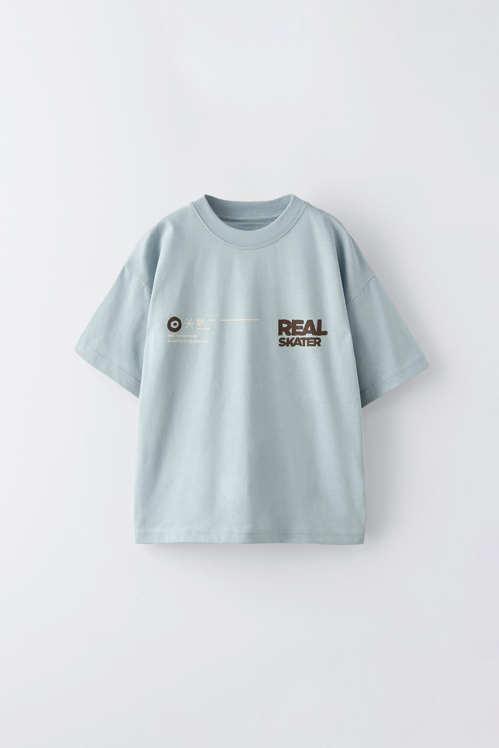 SKATER PRINT T-SHIRT - Zara фото 3