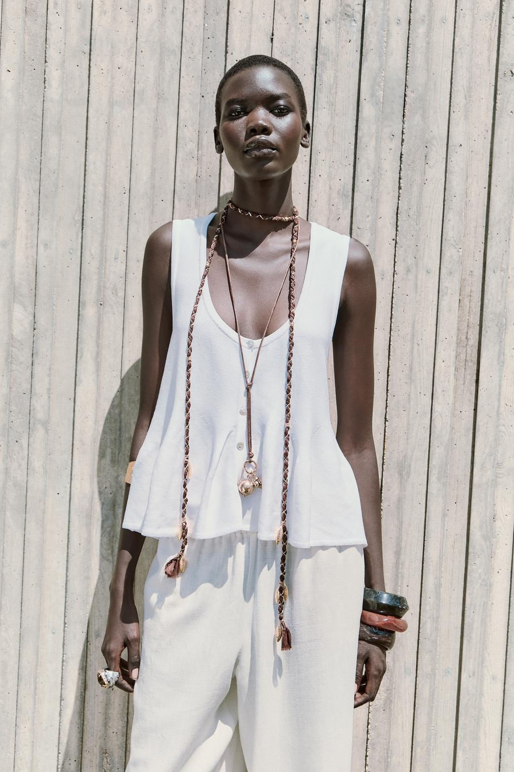 KNIT PEPLUM TOP - Zara фото 2