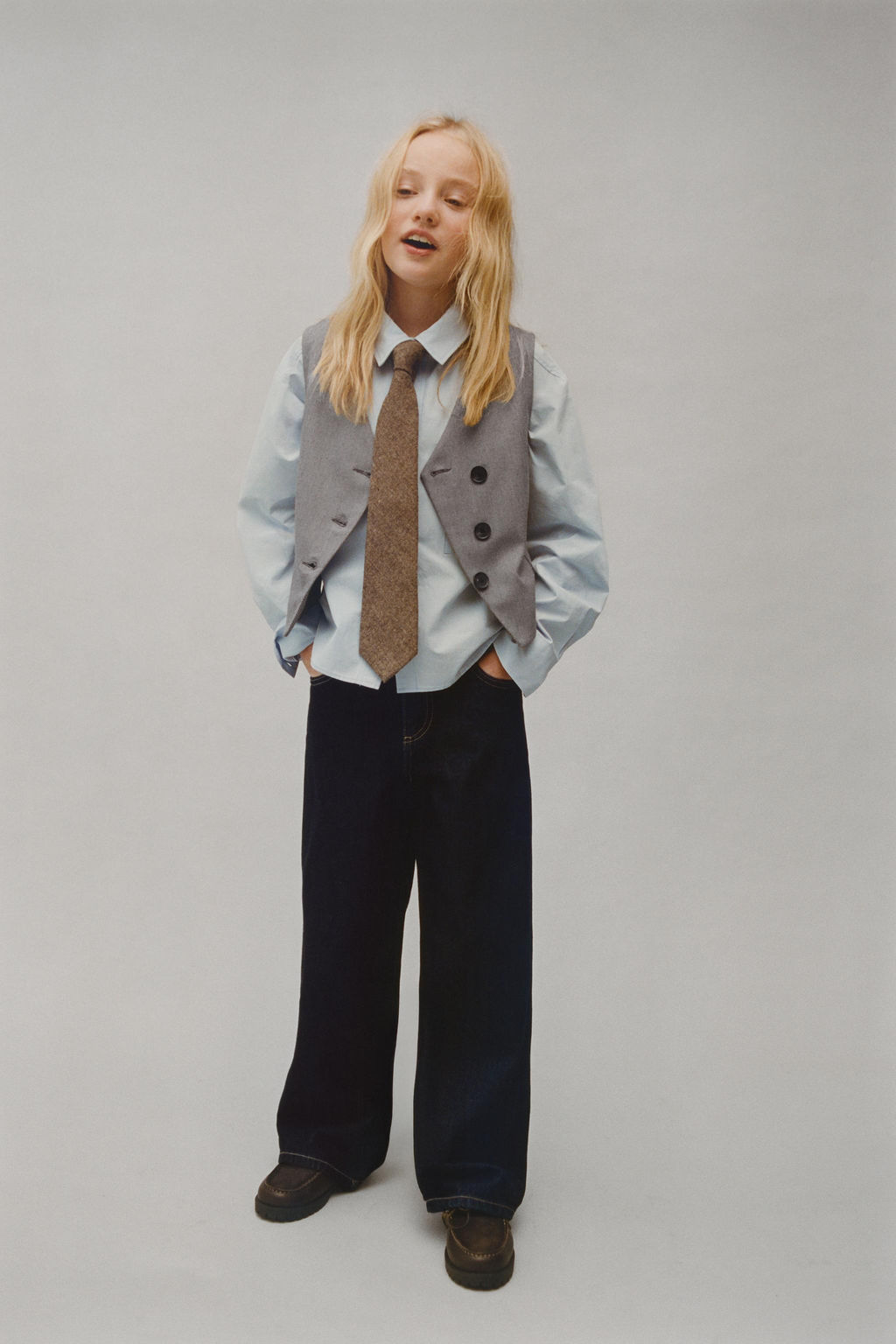 HOUNDSTOOTH TAILORED WAISTCOAT - Zara фото 5