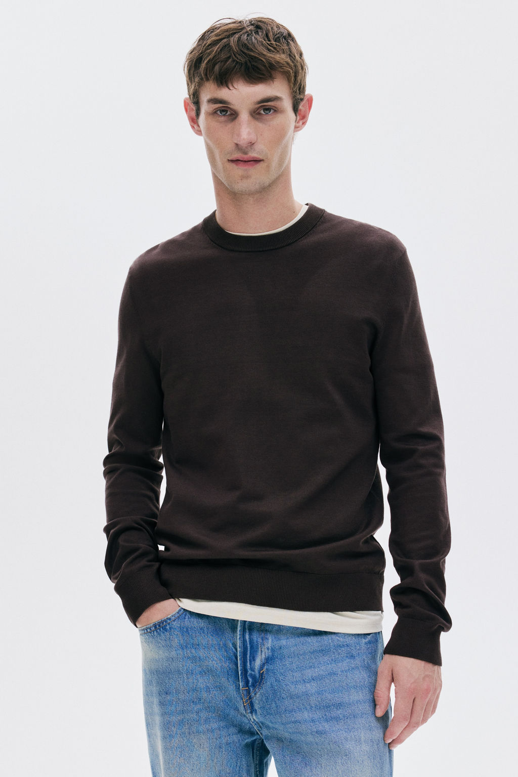 Jersey en punto fino Regular Fit - H&m фото 5