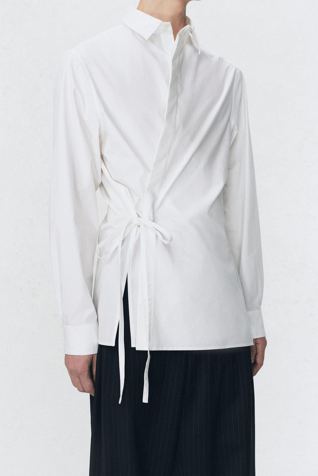 POPLIN SHIRT WITH BOW SOSHIOTSUKI X ZARA