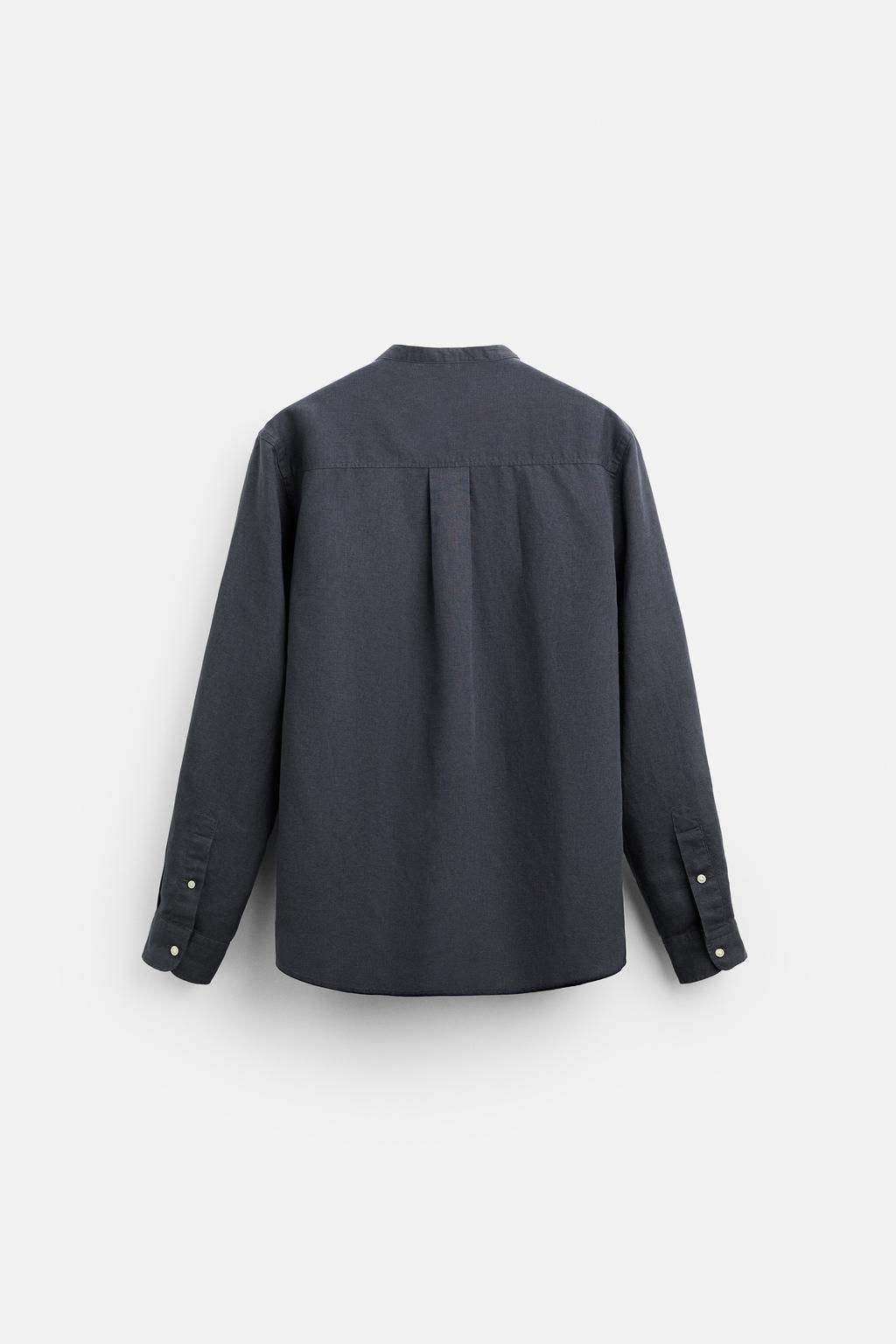 PAMUKLU KETEN GOMLEK - Zara фото 3