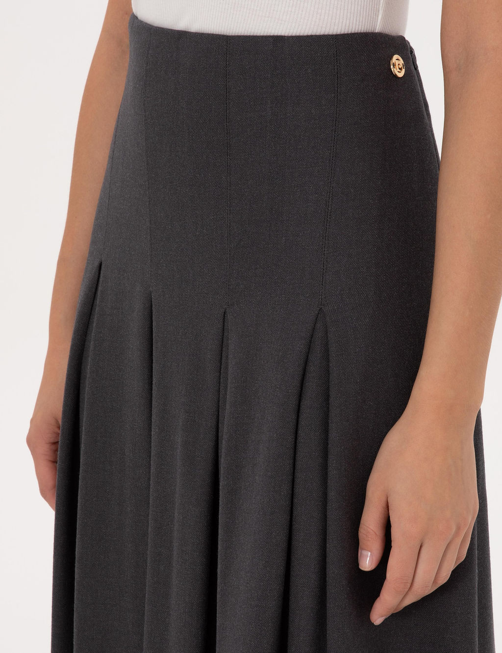 Antrasit A Kesim Dokuma Etek - Pierre cardin фото 5