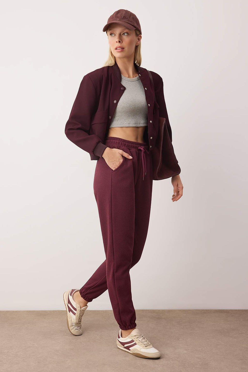 Gri Selanik Rahat Kal?p Cepli Orme Spor Esofman Alt? TWOAW21EA0168 - Trendyolmilla фото 36