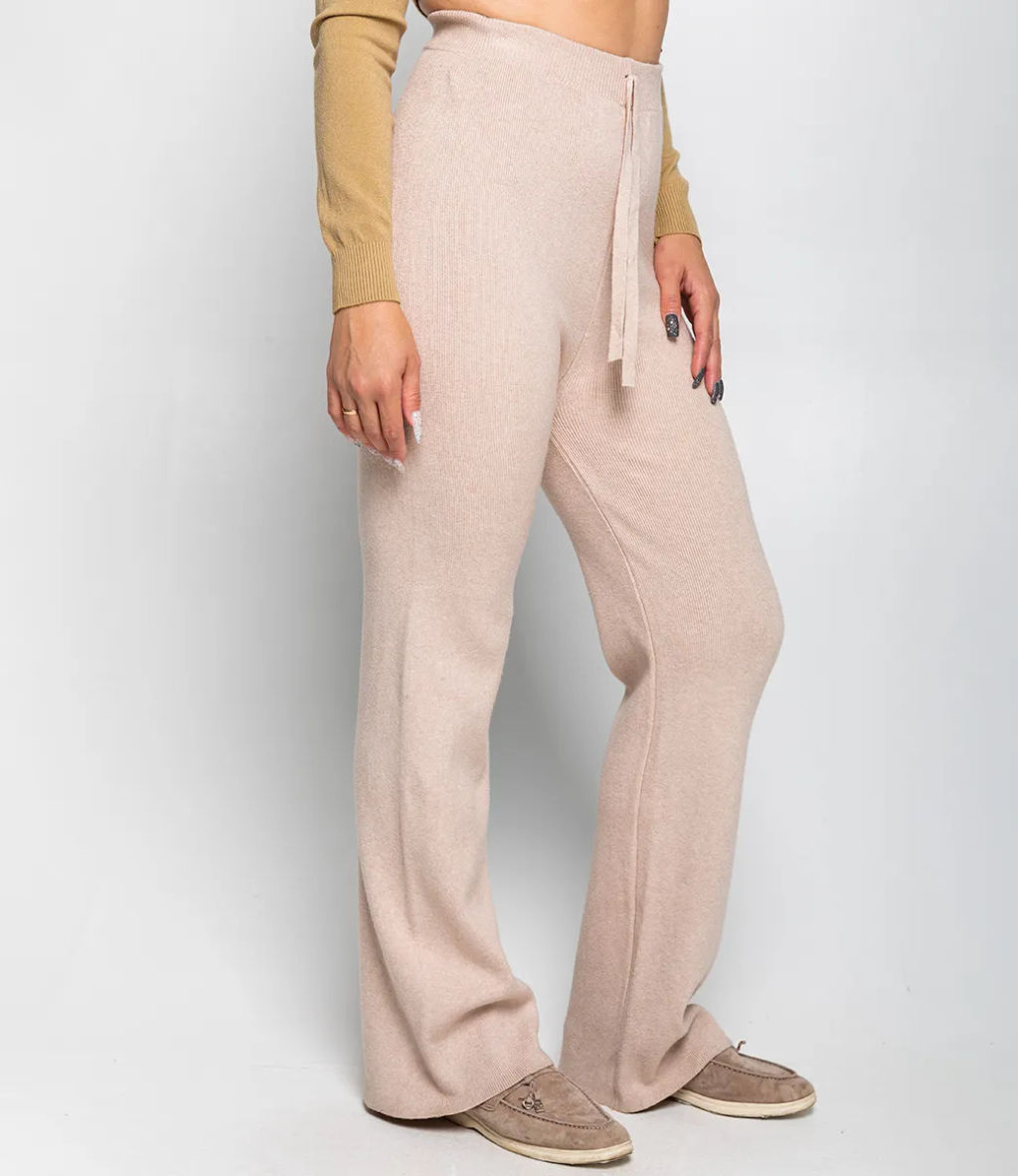 Брюки #КТ30601, бежевый