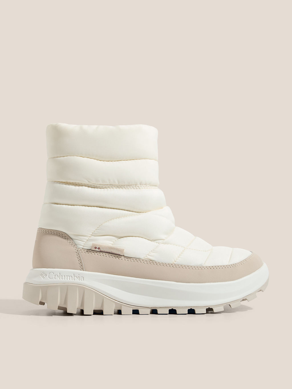 Женские дутики COLUMBIA SNOWTROT MID Артикул 4544205, молочно-белый