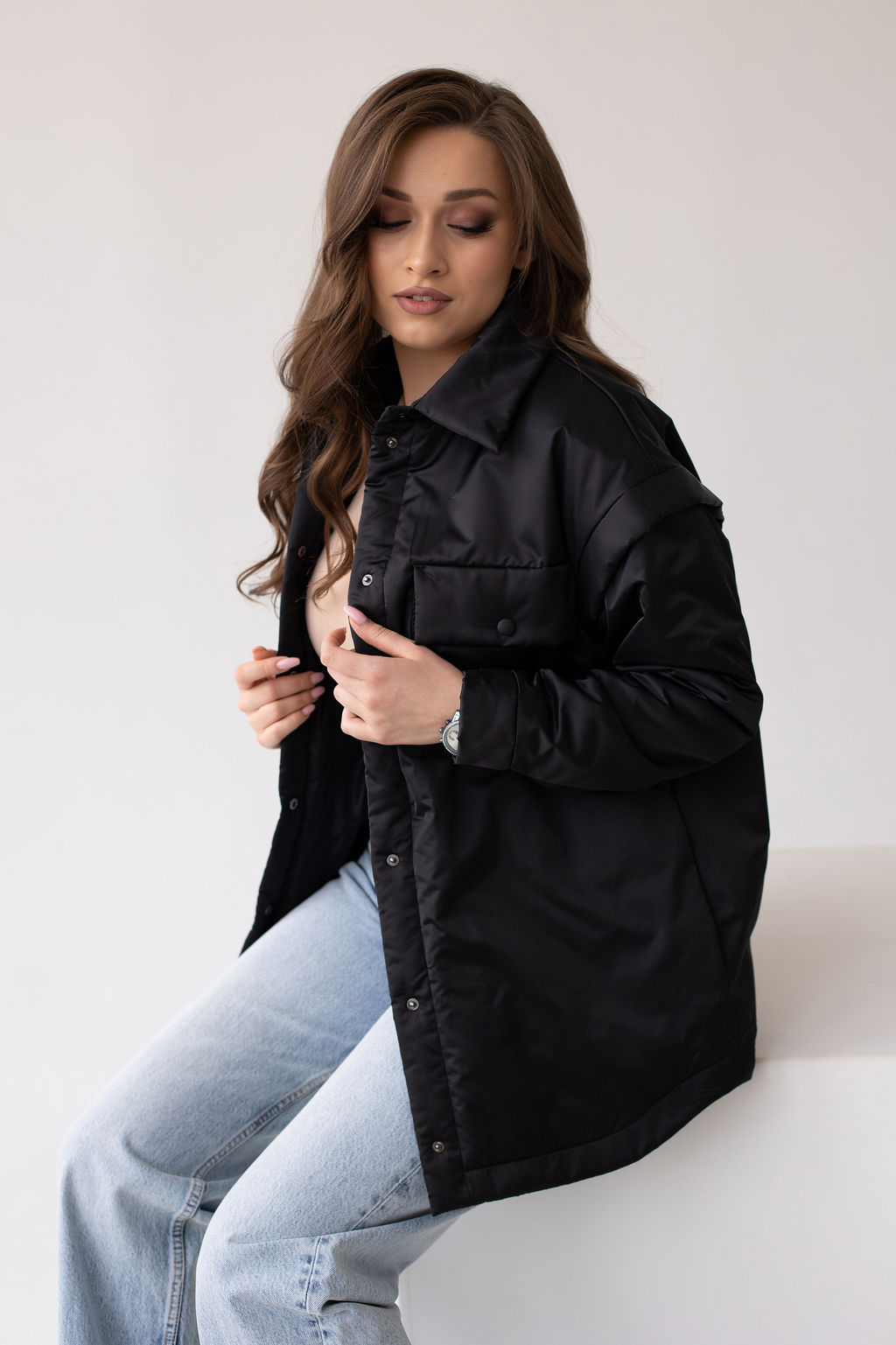 Куртка женская демисезонная 23983 (бежевый) - Kankan фото 14