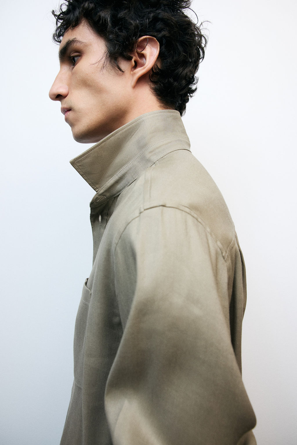 Camisa en mezcla de lino Easy Care Regular Fit - H&m фото 11