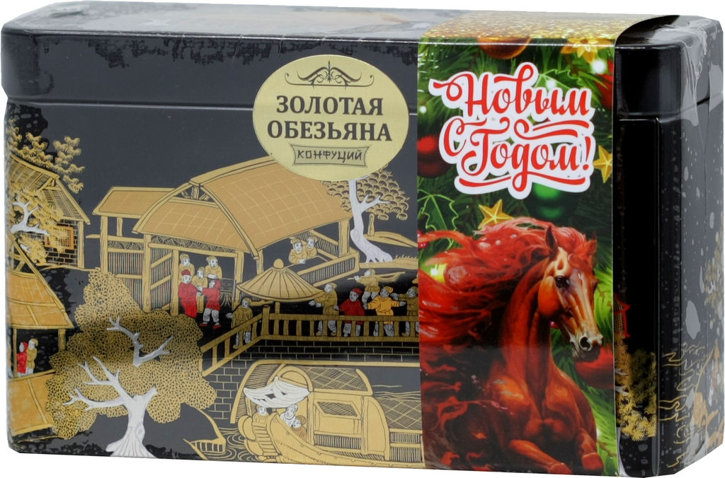 Конфуций. Новый год. Китайская коллекция. Золотая обезьяна 60 гр. жест.банка