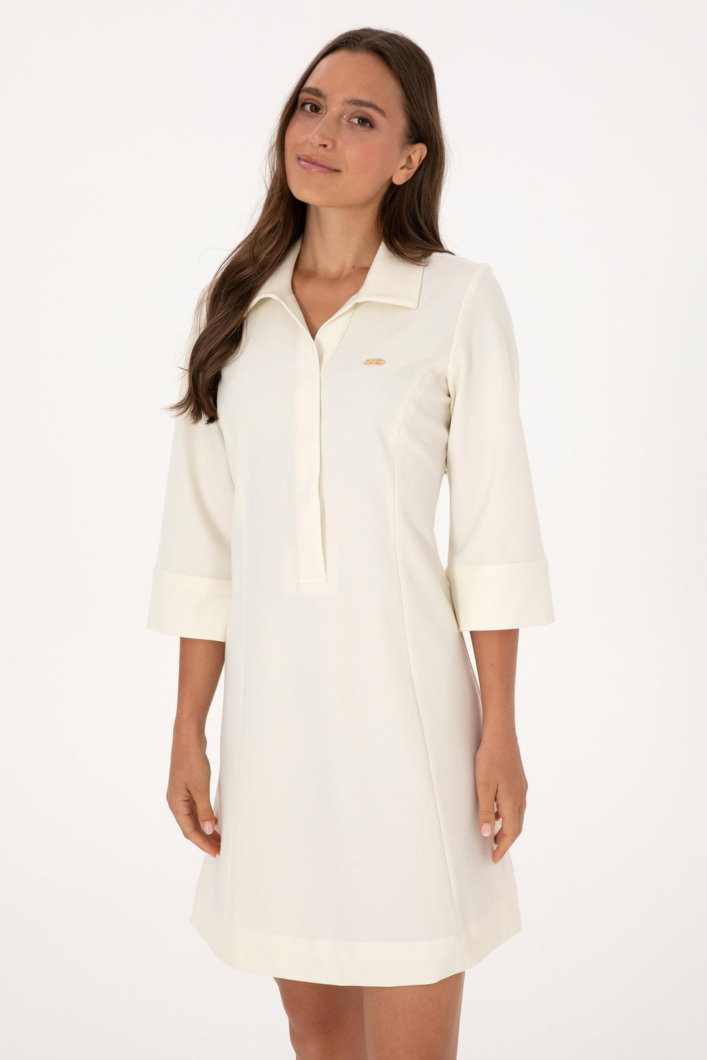 Kad_n BEYAZ Dokuma Elbise Sepette S_rpriz _ndirim - U.s. polo assn фото 2