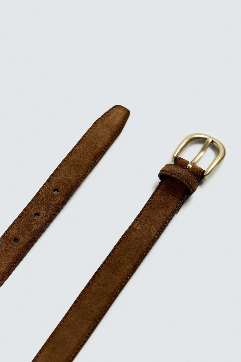 SPLIT SUEDE LEATHER BELT - Zara фото 4