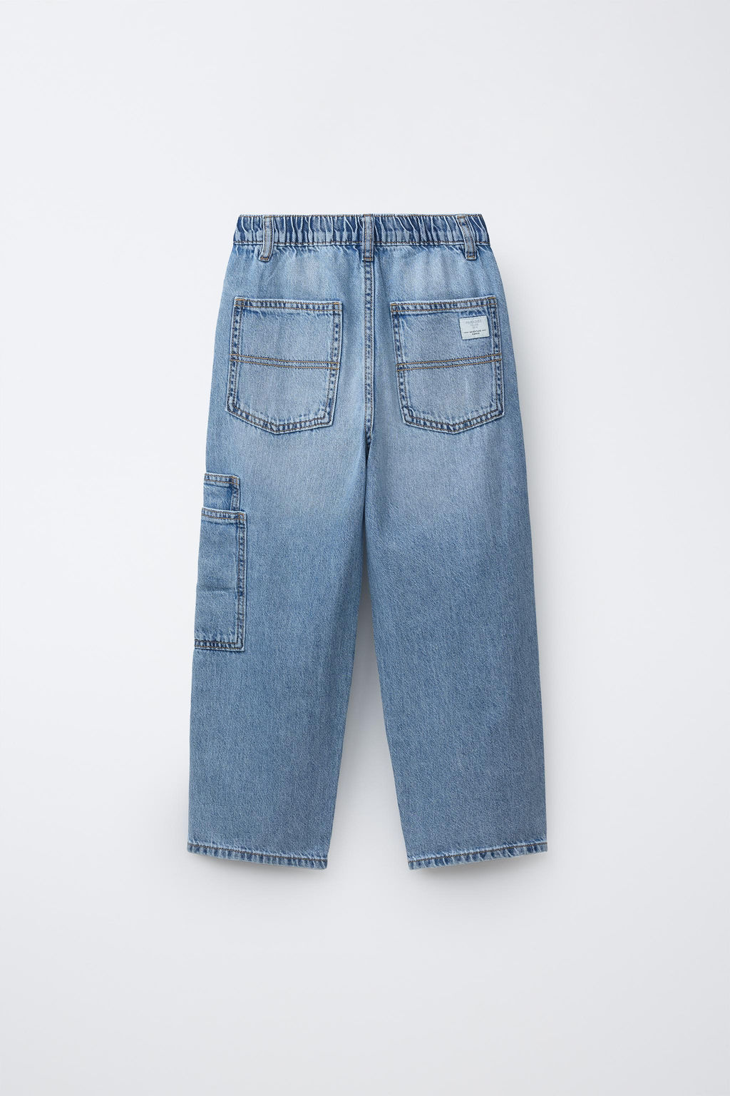 WORN-EFFECT CARPENTER JEANS - Zara фото 6